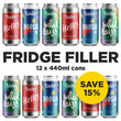 Load image into Gallery viewer, Fridge Filler Bundle - 12x 440ml Cans
