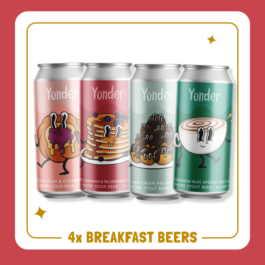 Breakfast Menu Sours & Stouts  - 4 x 440ml cans