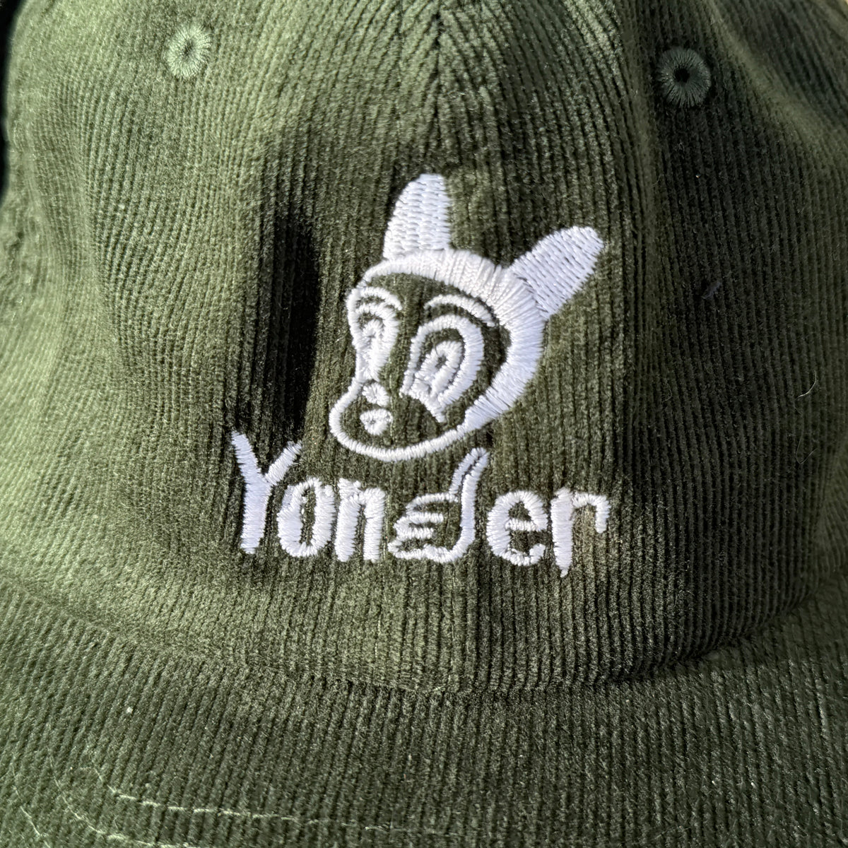 Branded Corduroy Cap