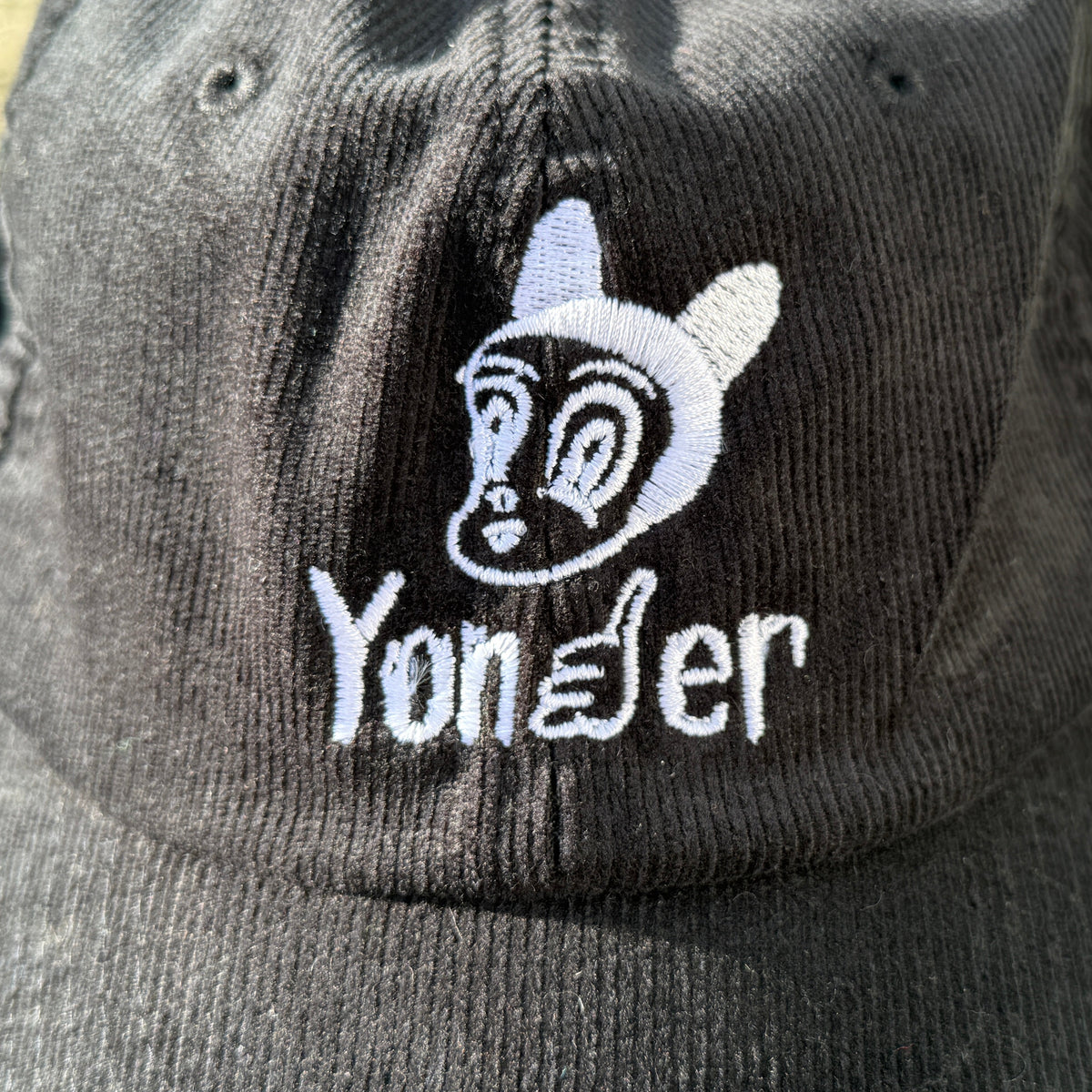 Branded Corduroy Cap