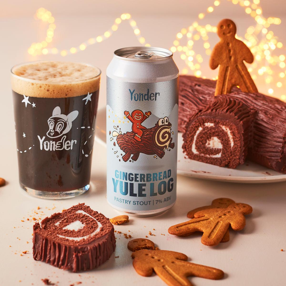 Gingerbread Yule Log