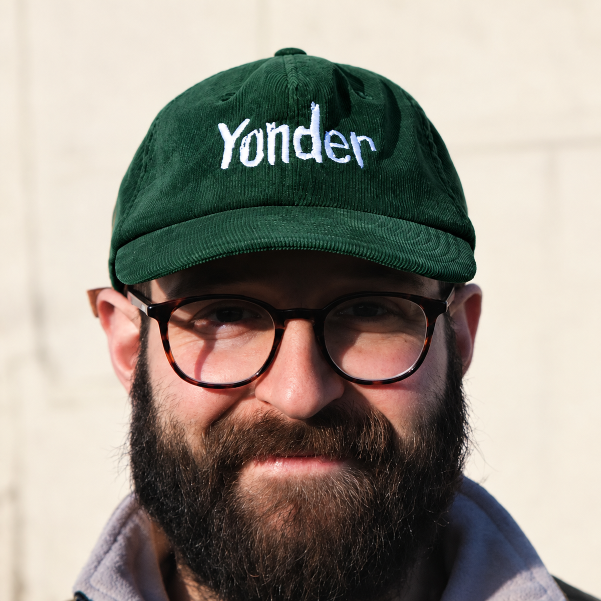 Branded Corduroy Cap