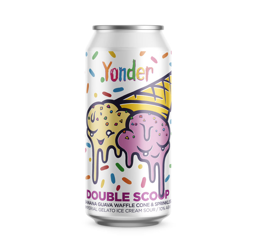 Double Scoop: Banana Guava Waffle Cone & Sprinkles - 440ml can