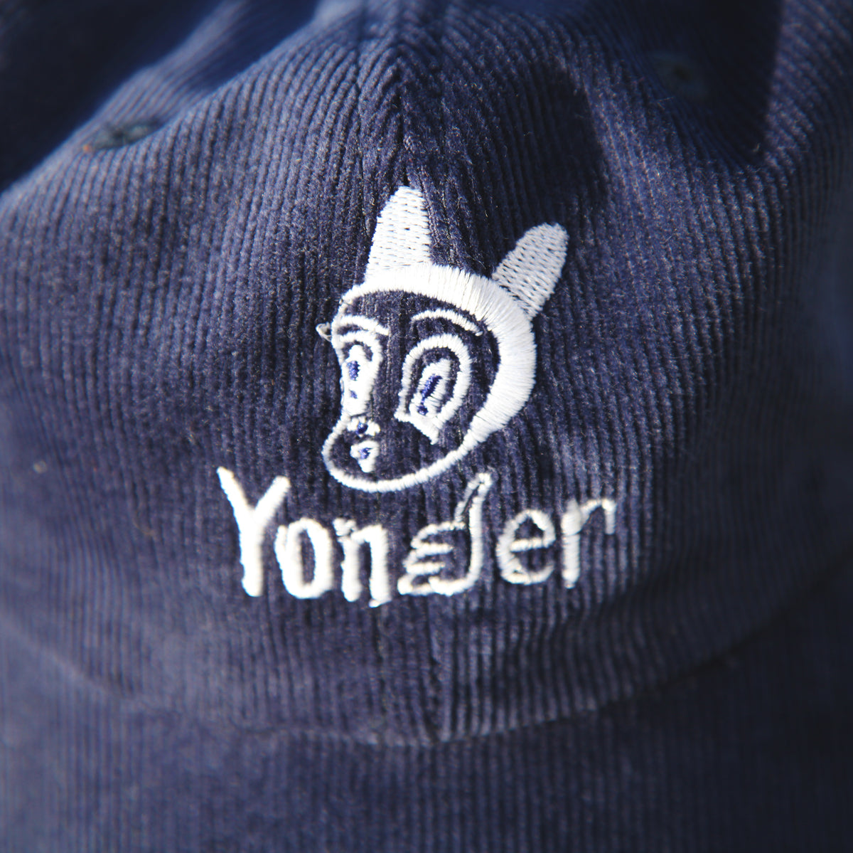 Branded Corduroy Cap