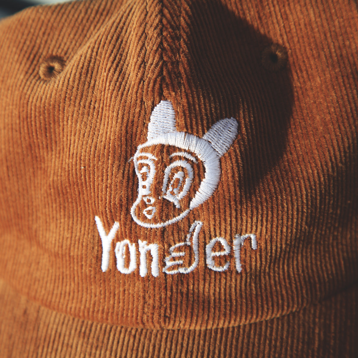 Branded Corduroy Cap